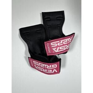 Versa Gripps Classic Lifting Grips Pink Small USA Made Wrist Straps Pair